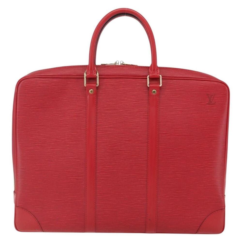 LOUIS VUITTON Epi Porte Documents Voyage Business Bag Red M54477 LV Auth 163817 - Picture 2 of 16